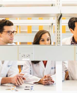 Northwell Health lab workers
