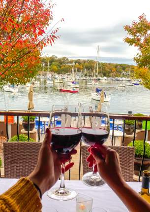 Fall wine on water
