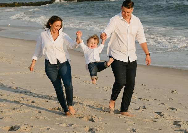 Family on Beach