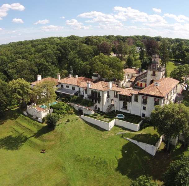 Vanderbilt-mansion-and-museum-aerial