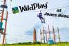 Zipping along Jones Beach at WildPlay
