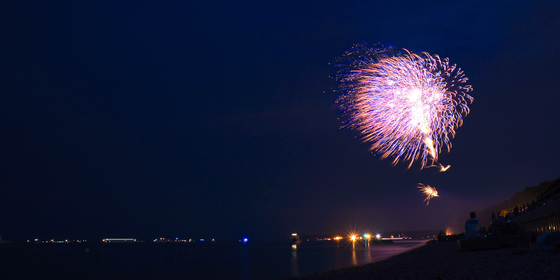 Beach Fireworks blog picture