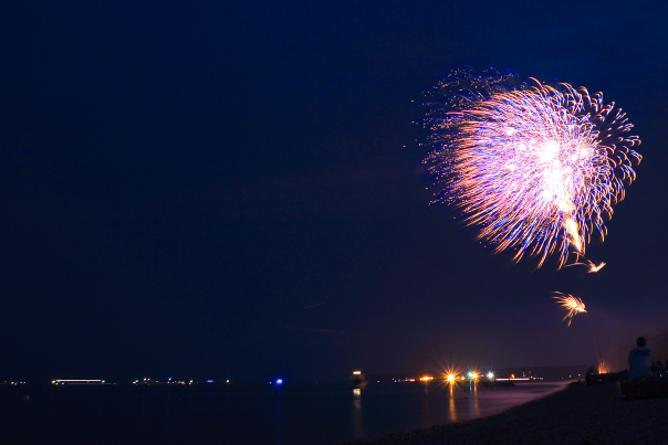 Beach Fireworks blog picture