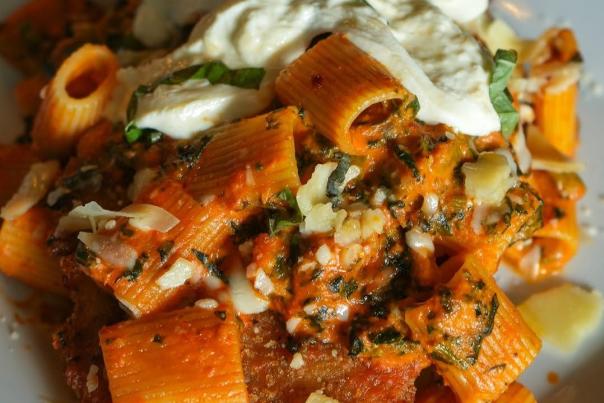Spicy Rigatoni Pasta