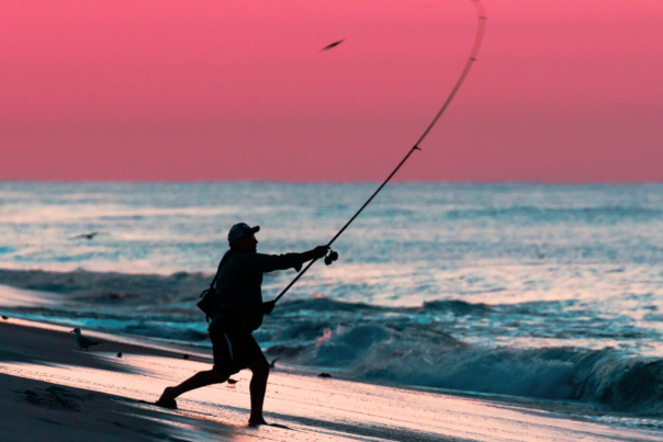 Fishing at park