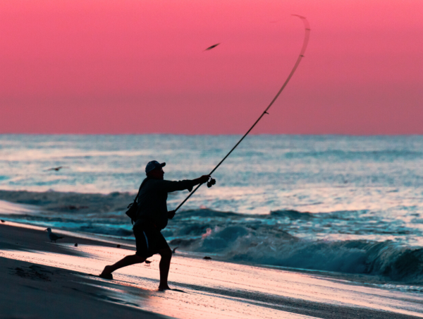Fishing at park