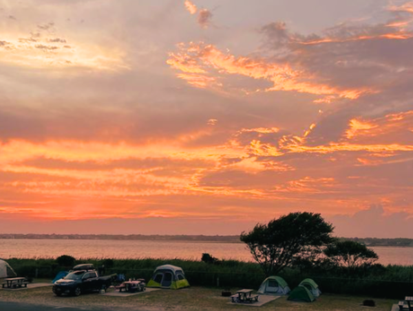 Camping at the park