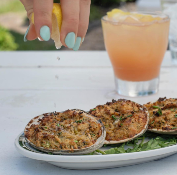 The Shed baked clams