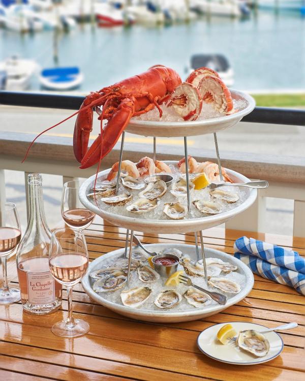 Baron's Cove seafood tower