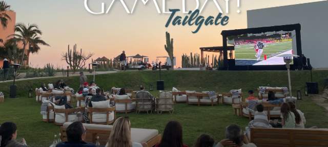 Superbowl en kahal lawn por Kimpton Mas Olas