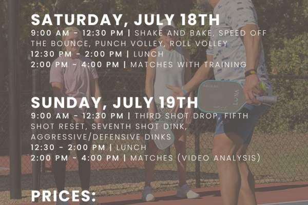 Luna Pickleball Camp