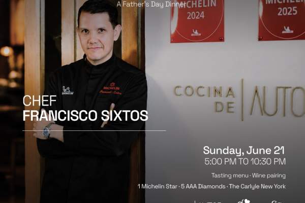 A Michelin-starred Father's Day at 1890