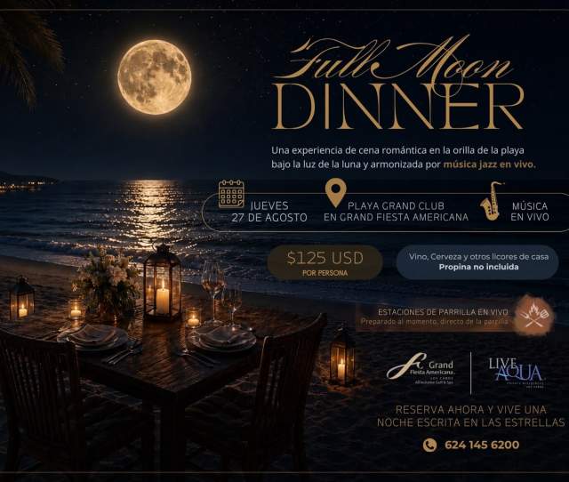 Full Moon Dinner | Beachfront & Live Music