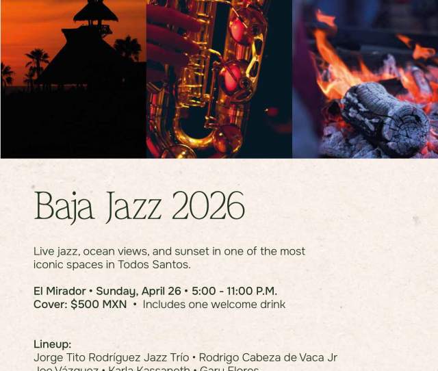 Baja Jazz El Mirador Todos Santos