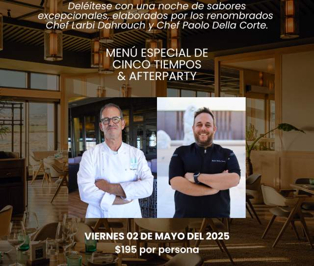 Muna Restaurant con The Woods Cabo Evento Especial