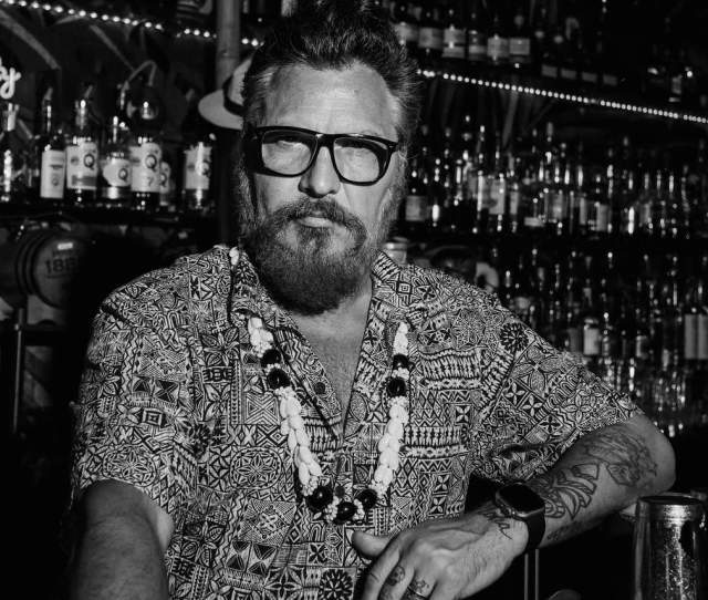 Guest Bartender Daniele Dalla Pola at our Endless Summer Holiday Tiki Bar