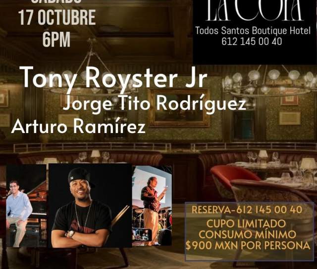 Una noche. Una escena. Ritmo puro. TONY ROYSTER JR