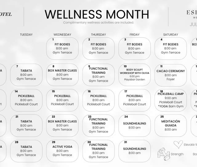 Wellness Month Julio 2026