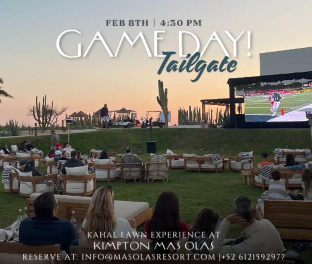 Superbowl en kahal lawn por Kimpton Mas Olas