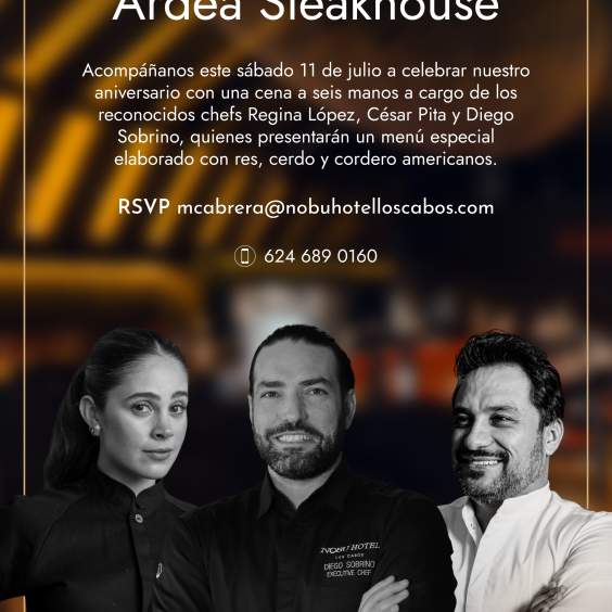 Ardea Steakhouse Anniversary