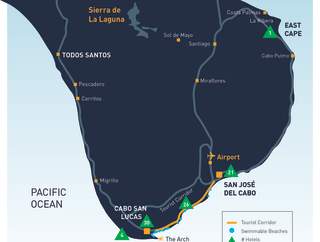 Map of Los Cabos