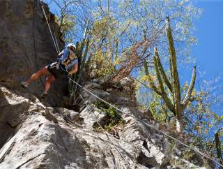 Rappelling