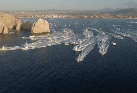 Yachts Leaving Shoreline