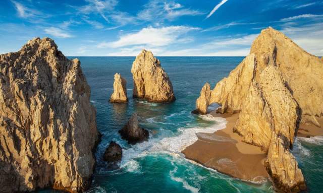 Vista panorámica del Arco en Cabos San Lucas