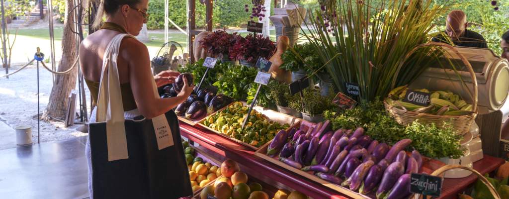 Flora's Farm estate dining — ultra-prime Cabo corridor