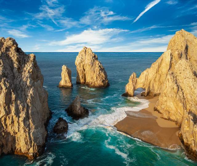 Arch with Small Beach