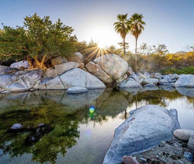 rio en el parque ecológico Sierra de la laguna