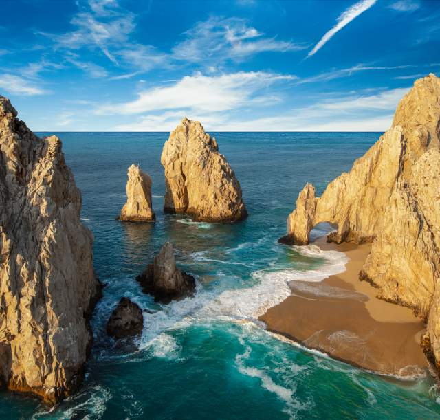 Arch with Small Beach