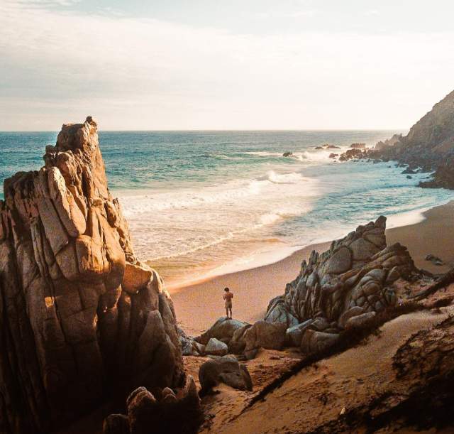 Fotografía de la playa tomada por Adrián Montalvo