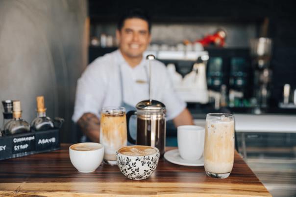 imagen de una cafetería en los cabos