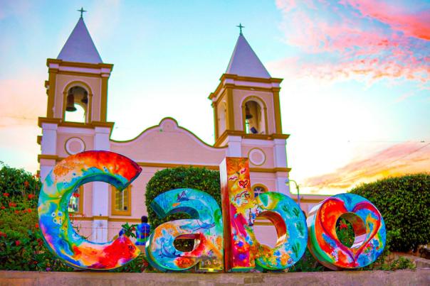 fotografía de las letras de Los Cabos turismo