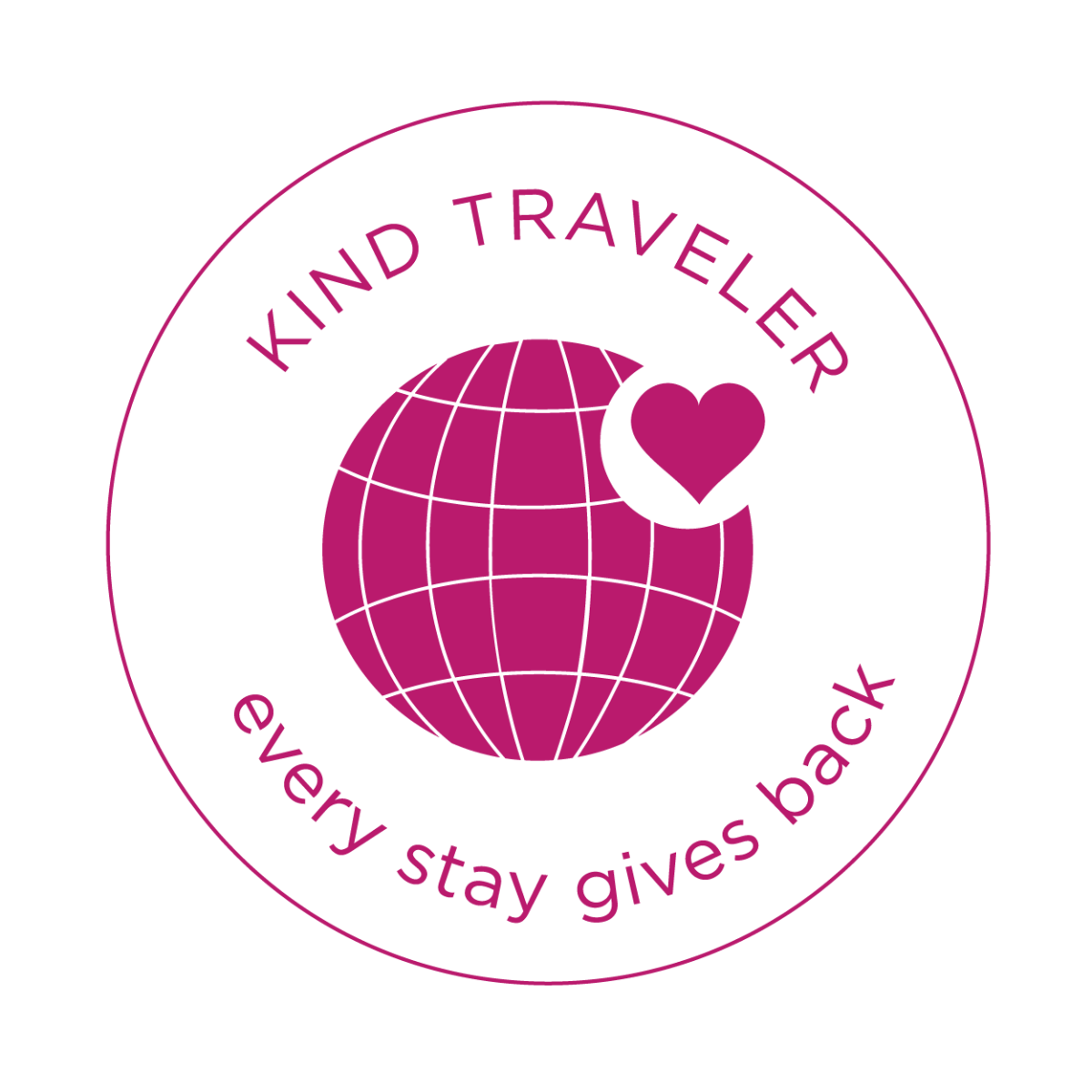 Logo Kind Traveler Pink