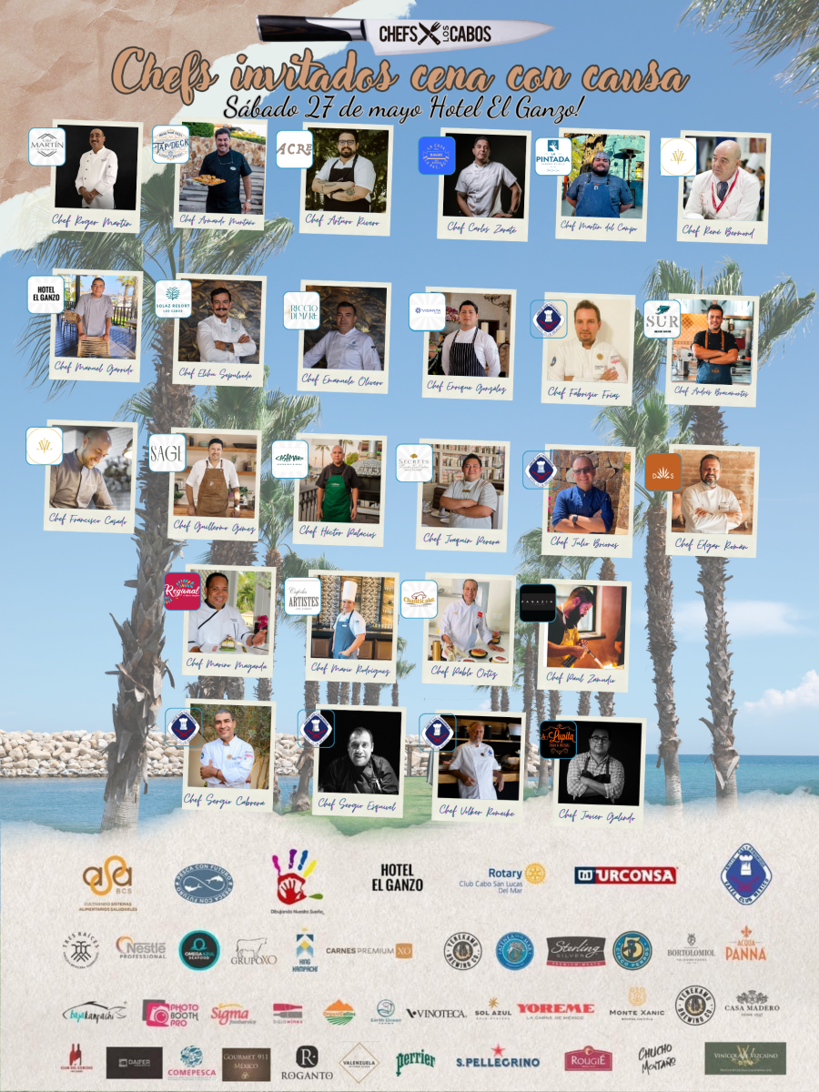 Poster chef x los cabos 2023