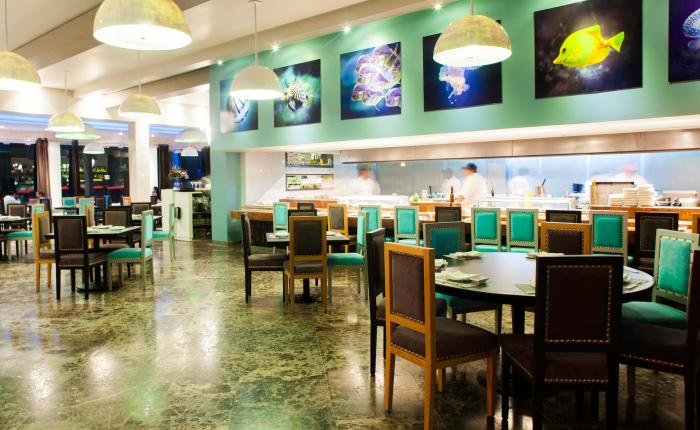 interior del restaurante nicksan