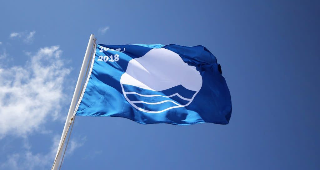 blue flag