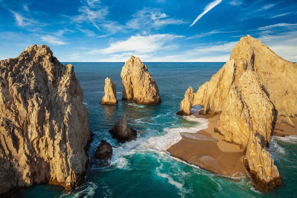 Vista panorámica del Arco en Cabos San Lucas