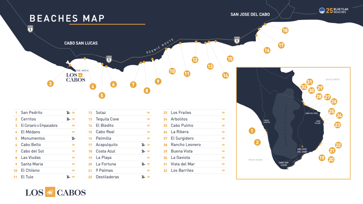 Mapas Playas Los Cabos