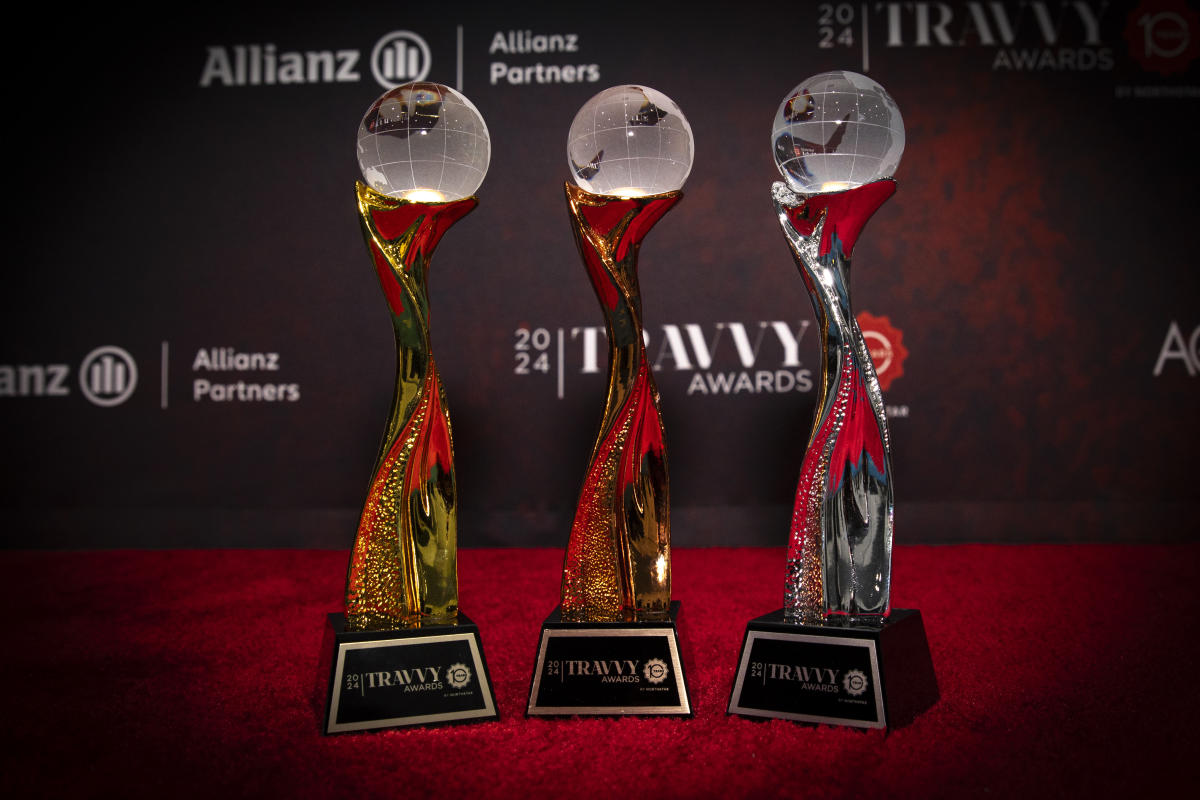 Travvy Awards Trophees