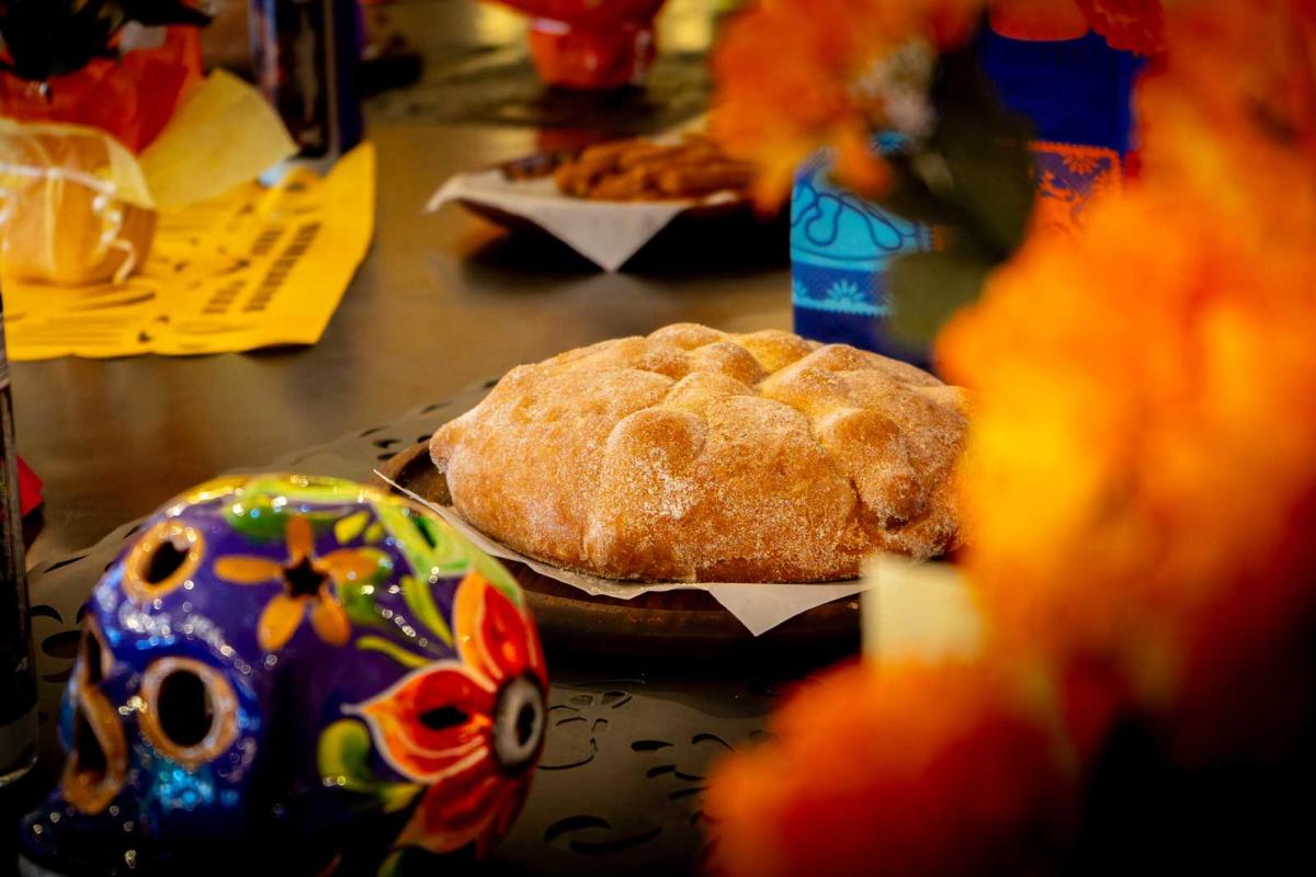A fresh try of Pan de Muerto for Día de los Muertos in Los Cabos, Mexico