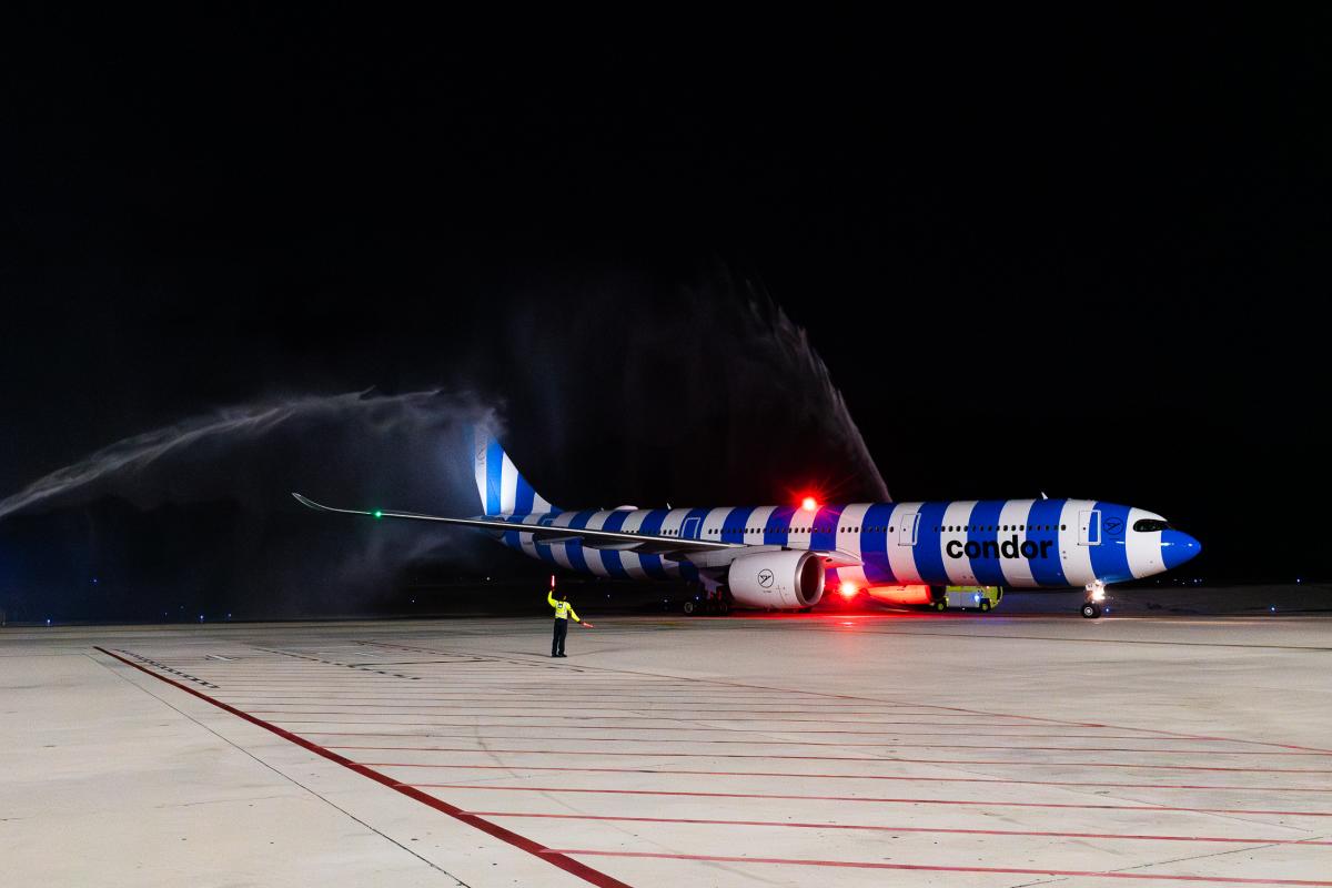 condor blue navy airlines