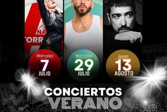 Conciertos de verano 2026
