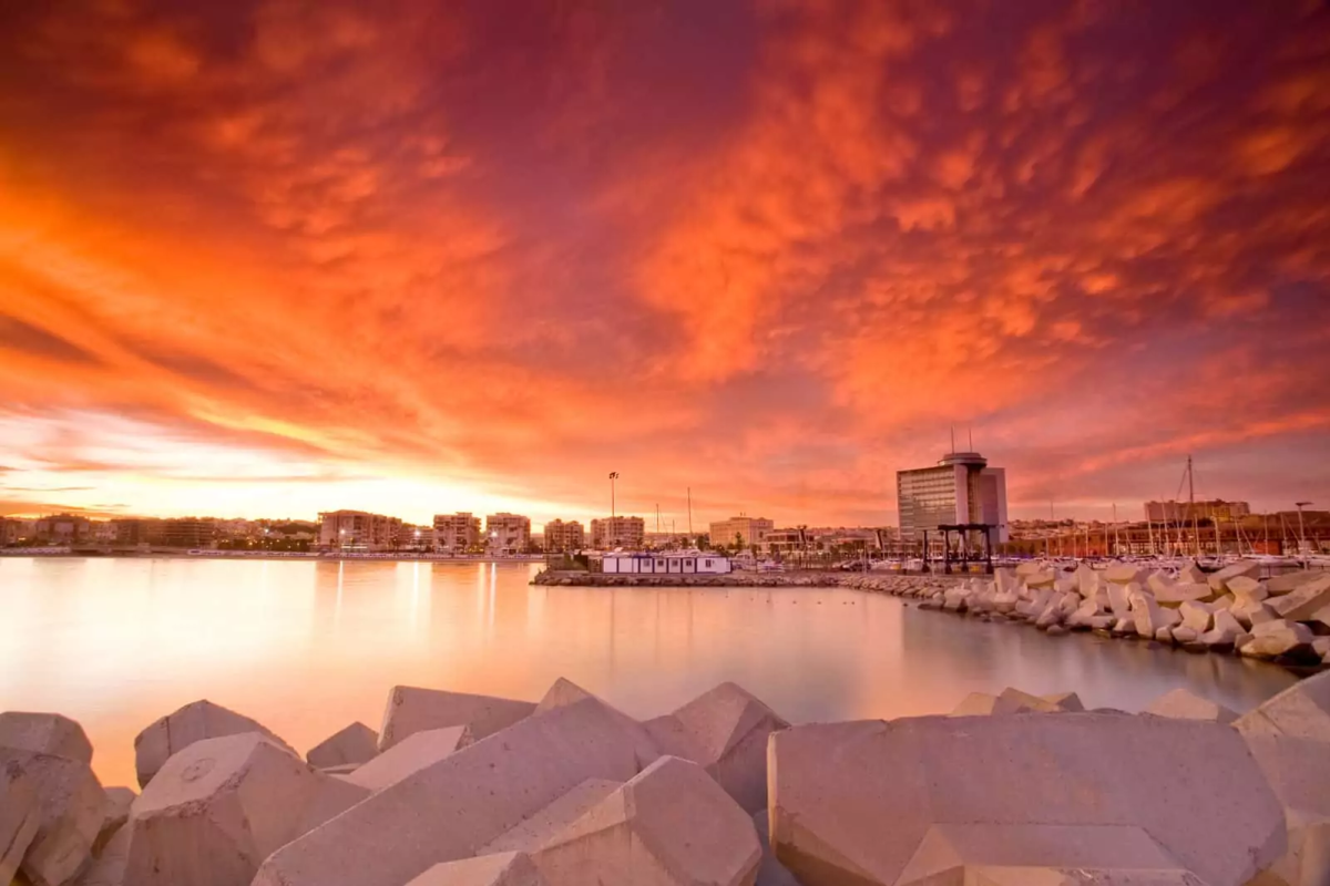 atardecer