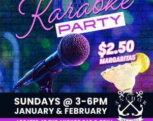 🎤🍹 Karaoke Sundays + $2.50 Margaritas 🍹🎤