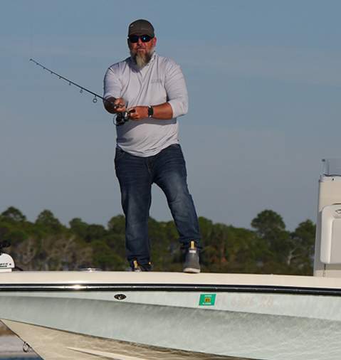 Travis Holeman on islamorada boat