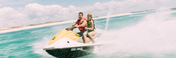 Couple on Jetski