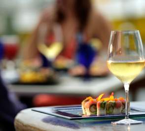 al fresco dining Panama City Beach Florida restaurants